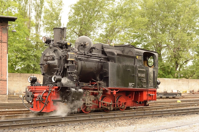 99 6101 in Wernigerode Westerntor am 04.06.2012 - Fotograf Klaus D. Holzborn