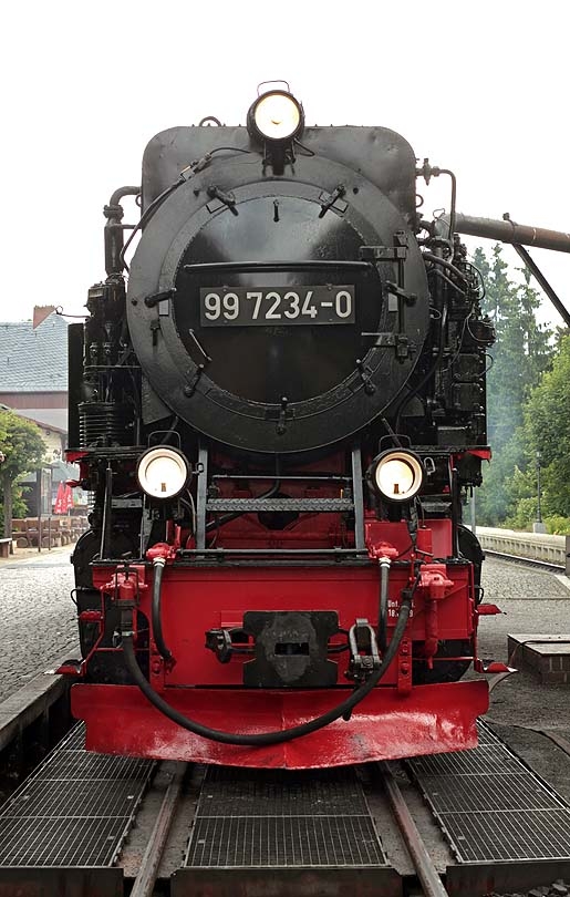 99 7234 mit P8933 in Drei Annen Hohne im Harz im Juni 2009 - Aufnahme Klaus D. Holzborn