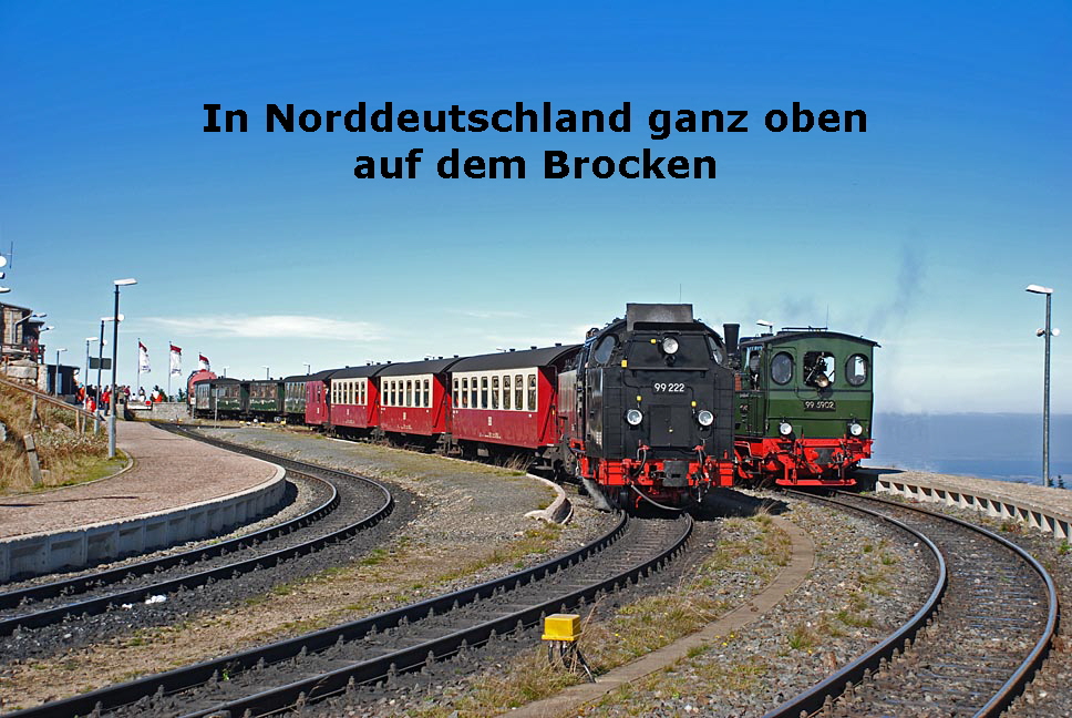 In Norddeutschland ganz oben
auf dem Brocken