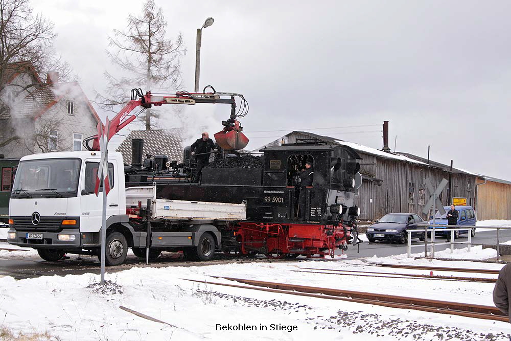 Bekohlen in Stiege